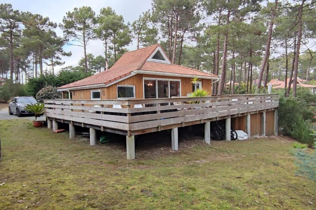 Chalet Du Bonheur - La Jenny Naturist Area Le Porge Eksteriør bilde