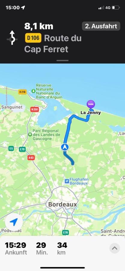 Chalet Du Bonheur - La Jenny Naturist Area Le Porge Eksteriør bilde