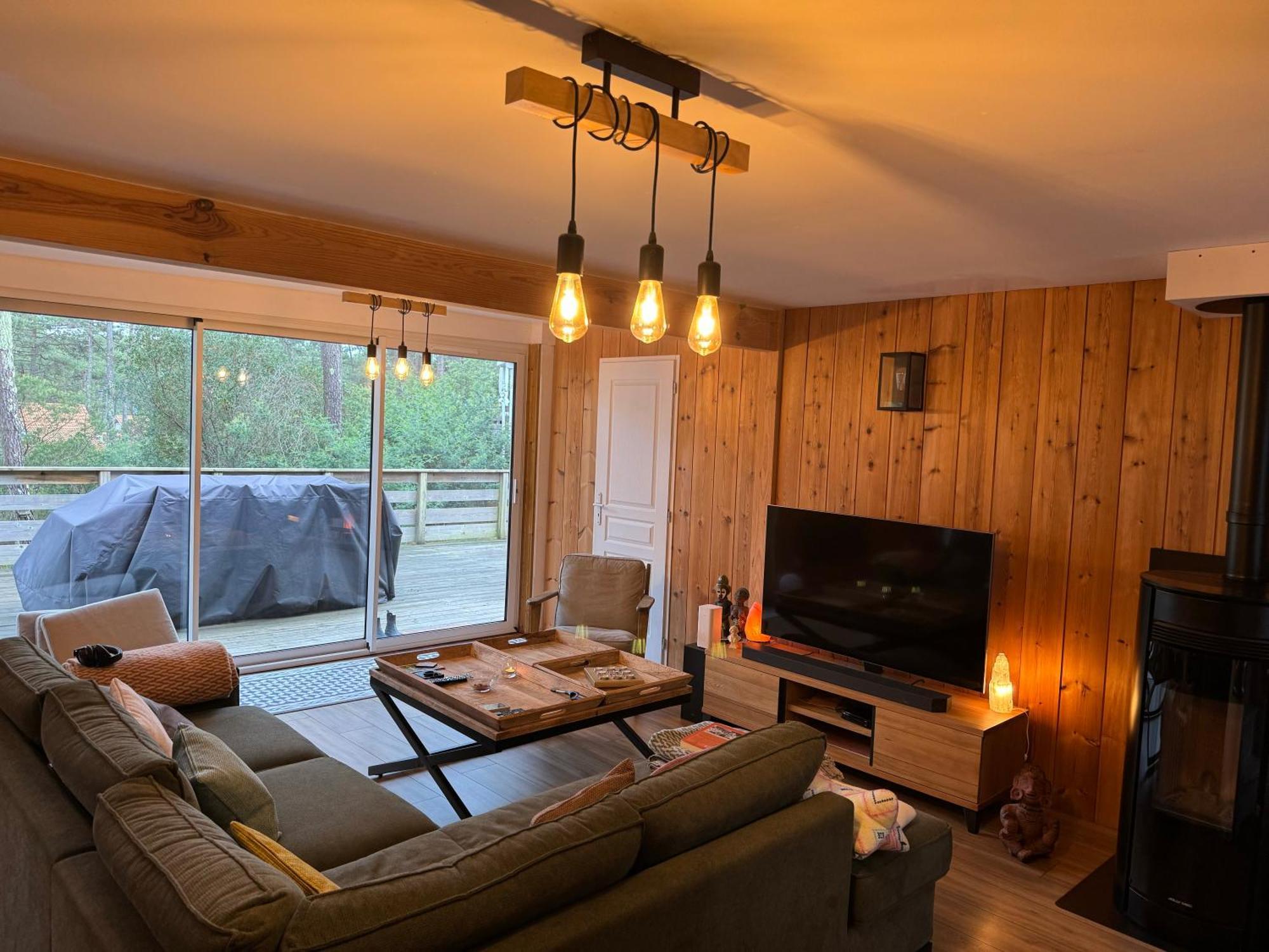 Chalet Du Bonheur - La Jenny Naturist Area Le Porge Eksteriør bilde